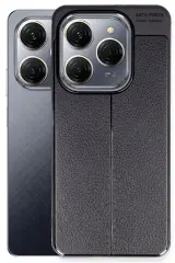 Newface Tecno Spark 20 Pro Kılıf Auto Focus Kapak - Siyah