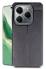 Newface Tecno Spark 20 Pro Kılıf Auto Focus Kapak - Siyah