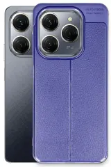 Newface Tecno Spark 20 Pro Kılıf Auto Focus Kapak - Lacivert