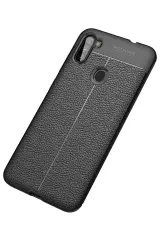 Newface Samsung Galaxy A11 Kılıf Auto Focus Kapak - Siyah