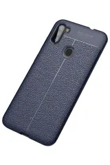 Newface Samsung Galaxy A11 Kılıf Auto Focus Kapak - Lacivert