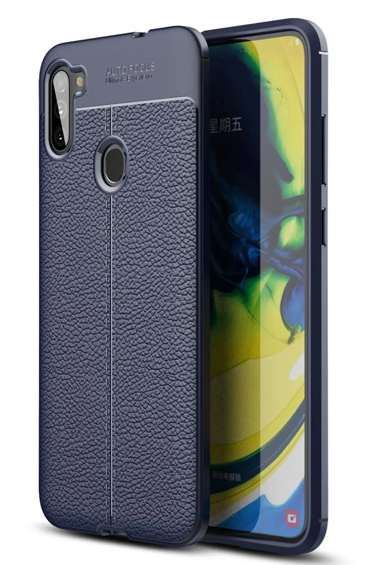 Newface Samsung Galaxy A11 Kılıf Auto Focus Kapak - Lacivert