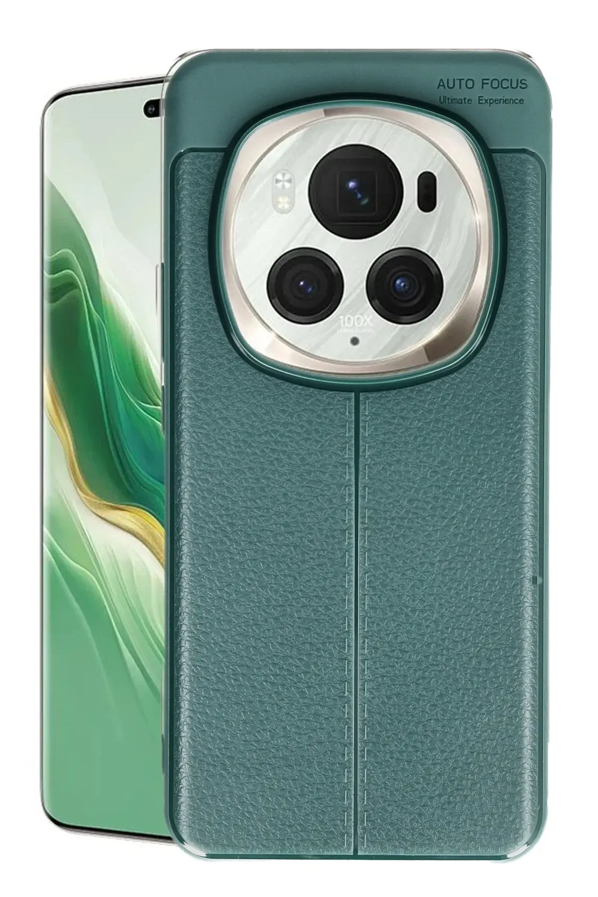 Newface Huawei Honor Magic 6 Pro Kılıf Auto Focus Kapak - Koyu Yeşil