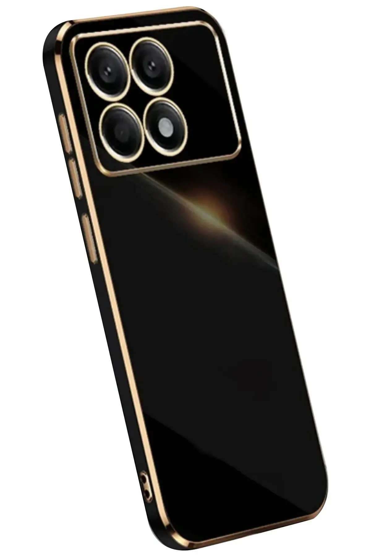 Newface Xiaomi Poco X6 Pro Kılıf Volet Silikon - Siyah