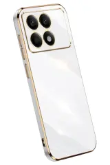 Newface Xiaomi Poco X6 Pro Kılıf Volet Silikon - Beyaz