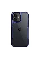 Newface iPhone 16 Plus Kılıf Boyi Silikon Kapak - Lacivert