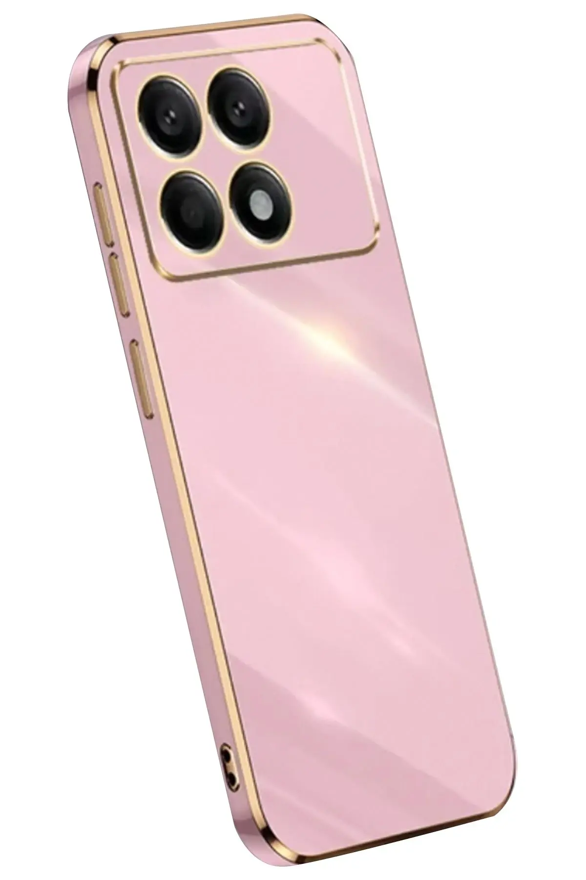 Newface Xiaomi Poco X6 Pro Kılıf Volet Silikon - Pembe