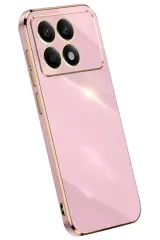 Newface Xiaomi Poco X6 Pro Kılıf Volet Silikon - Pembe