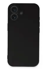 Newface iPhone 16 Plus Kılıf First Silikon - Siyah