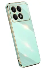 Newface Xiaomi Poco X6 Pro Kılıf Volet Silikon - Açık Yeşil