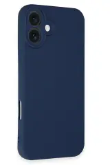 Newface iPhone 16 Plus Kılıf First Silikon - Lacivert
