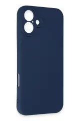 Newface iPhone 16 Plus Kılıf First Silikon - Lacivert