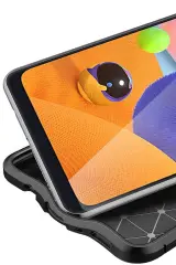 Newface Samsung Galaxy A31 Kılıf Auto Focus Kapak - Kırmızı