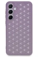 Newface Samsung Galaxy A25 5G Kılıf Petek Silikon Kapak - Lila