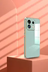 Newface Xiaomi Poco M6 Pro 4G Kılıf Volet Silikon - Mavi