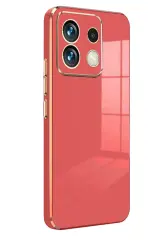 Newface Xiaomi Poco M6 Pro 4G Kılıf Volet Silikon - Kırmızı