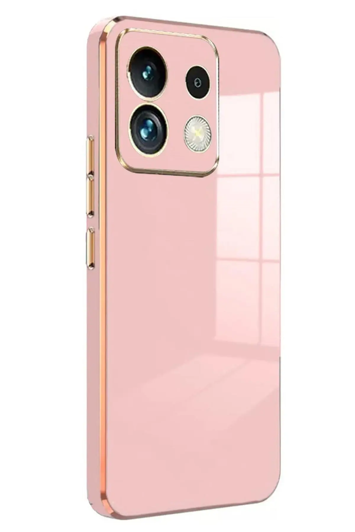 Newface Xiaomi Poco M6 Pro 4G Kılıf Volet Silikon - Pembe