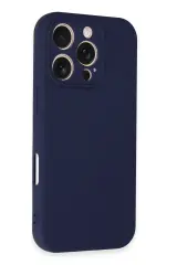 Newface iPhone 16 Pro Kılıf First Silikon - Lacivert