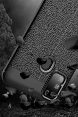 Newface Samsung Galaxy M30S Kılıf Auto Focus Kapak - Kırmızı