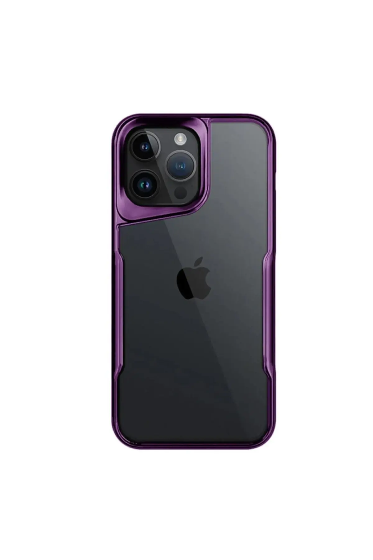 Newface iPhone 16 Pro Kılıf Boyi Silikon Kapak - Derin Mor