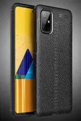 Newface Samsung Galaxy M51 Kılıf Auto Focus Kapak - Siyah