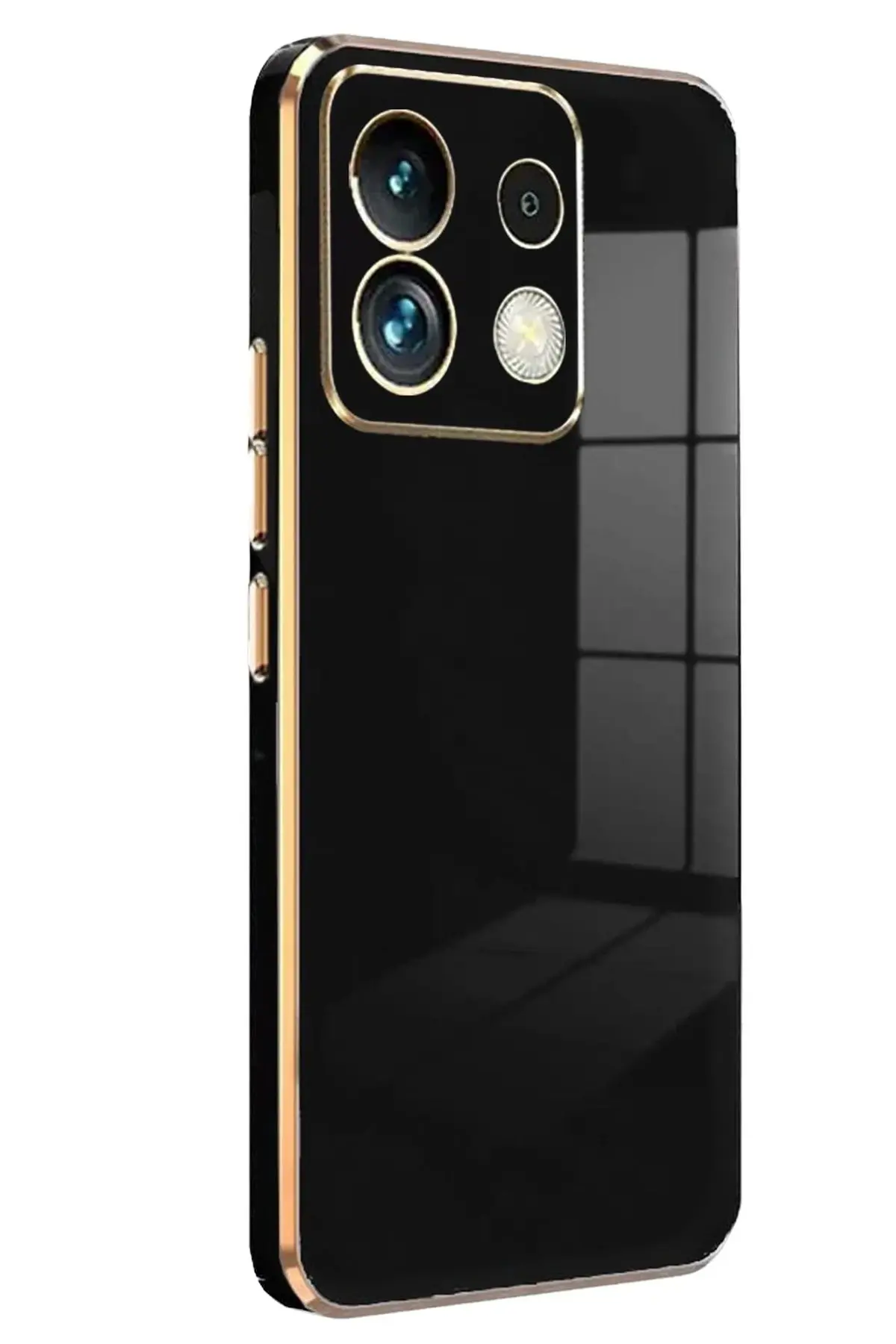 Newface Xiaomi Redmi Note 13 4G Kılıf Volet Silikon - Siyah