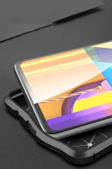 Newface Samsung Galaxy M51 Kılıf Auto Focus Kapak - Kırmızı