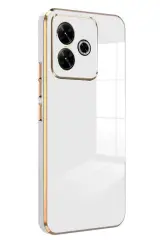 Newface Xiaomi Redmi 13 4G Kılıf Volet Silikon - Beyaz