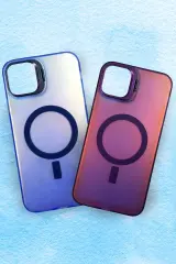 Newface iPhone 14 Pro Max Primera Magsafe Standlı Kapak - Pembe