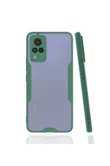 Newface Vivo V21 Kılıf Platin Silikon - Yeşil