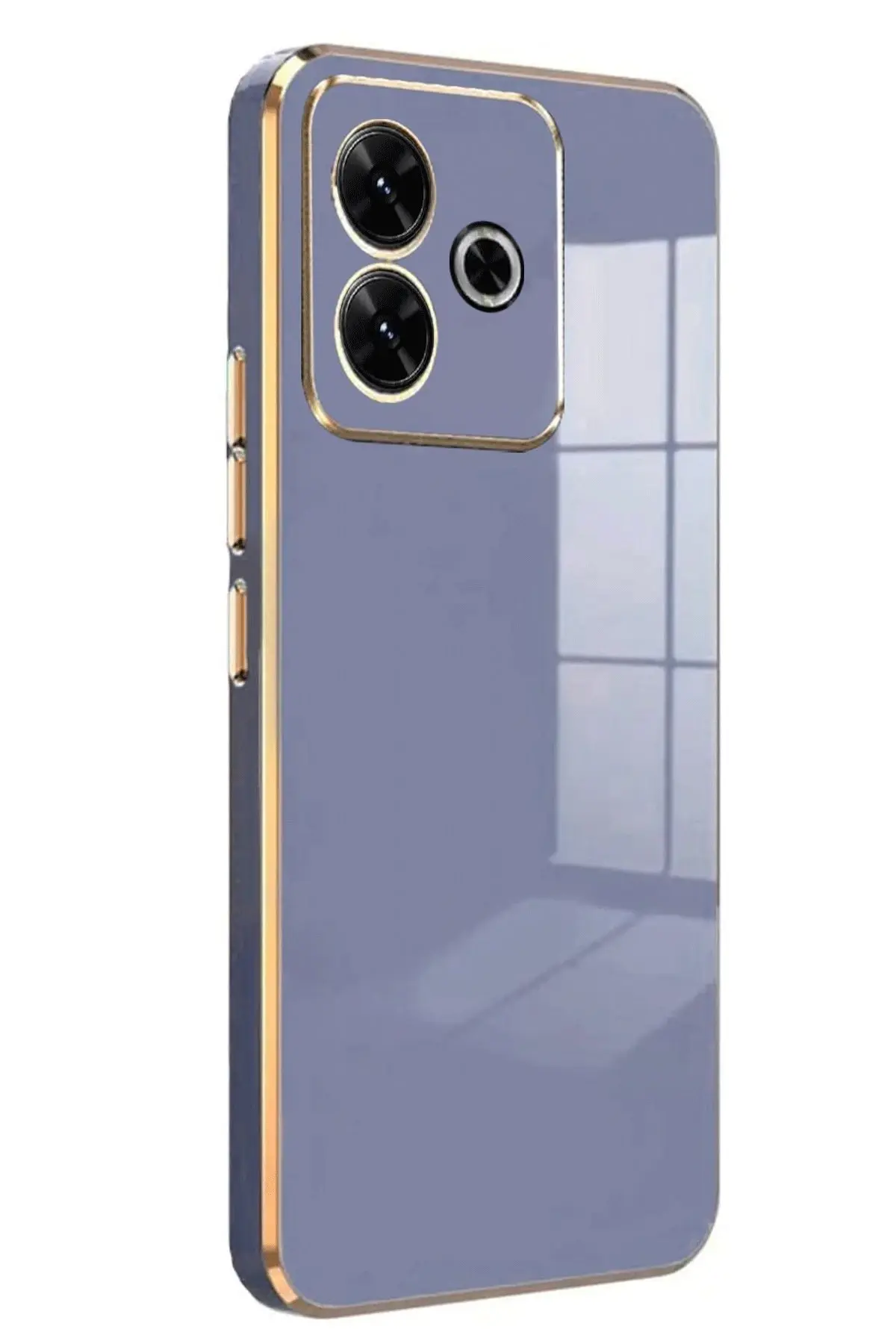 Newface Xiaomi Redmi 13 4G Kılıf Volet Silikon - Mavi