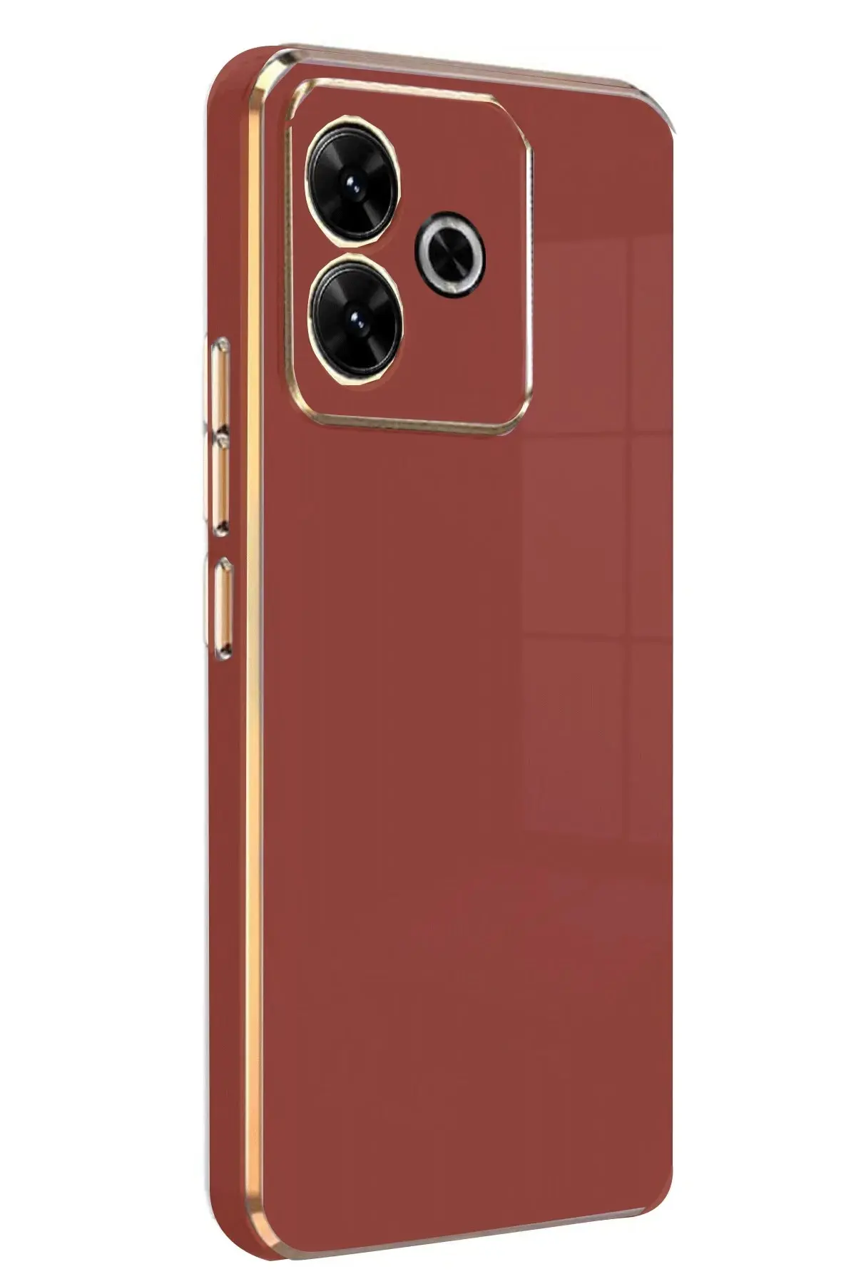 Newface Xiaomi Redmi 13 4G Kılıf Volet Silikon - Kırmızı