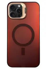 Newface iPhone 15 Pro Primera Magsafe Standlı Kapak - Bordo