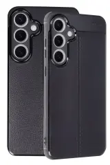 Newface Samsung Galaxy S24 FE Kılıf Auto Focus Kapak - Siyah