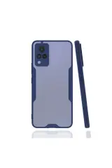 Newface Vivo V21 Kılıf Platin Silikon - Lacivert