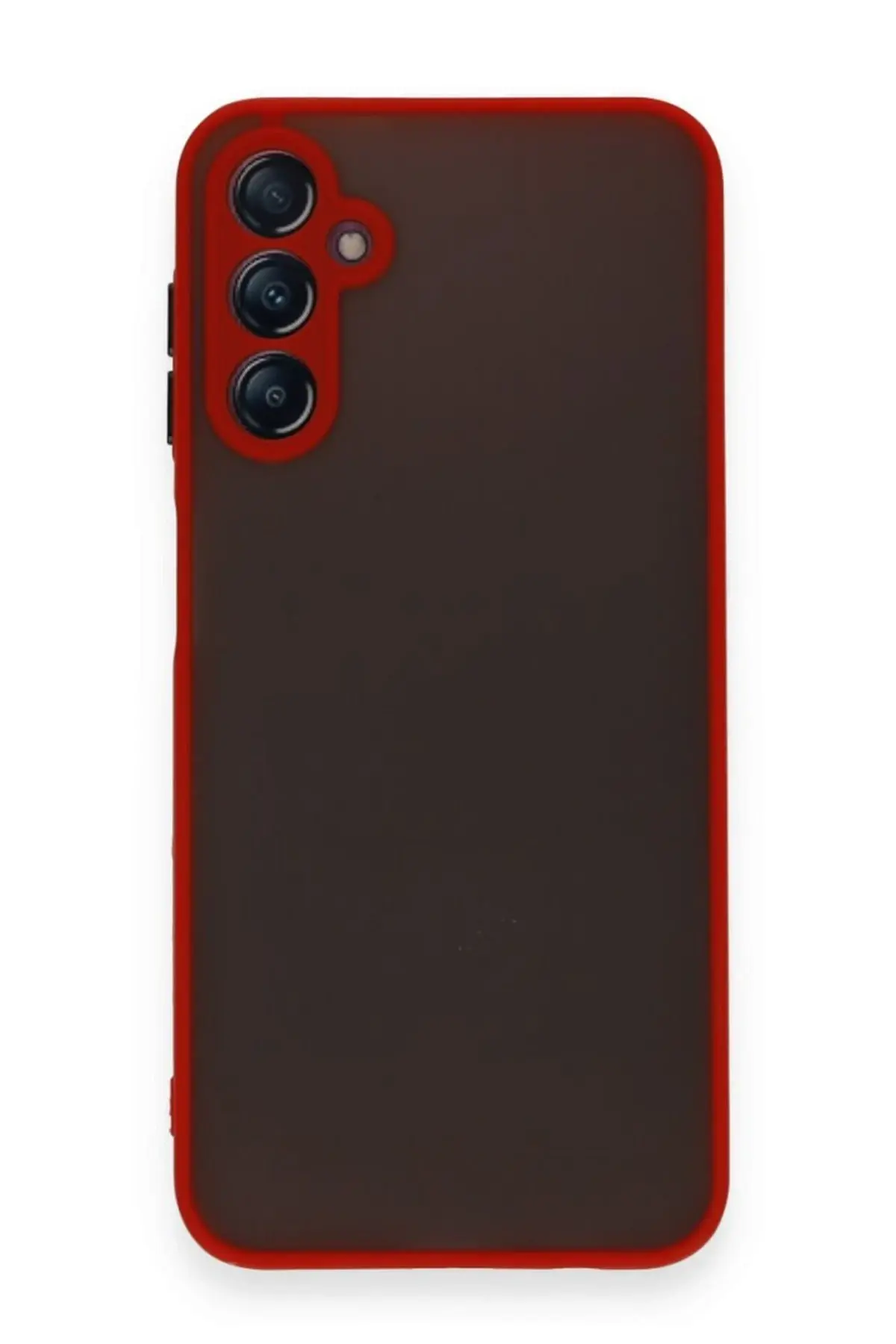 Newface Samsung Galaxy A15 4G Kılıf Montreal Silikon Kapak - Kırmızı