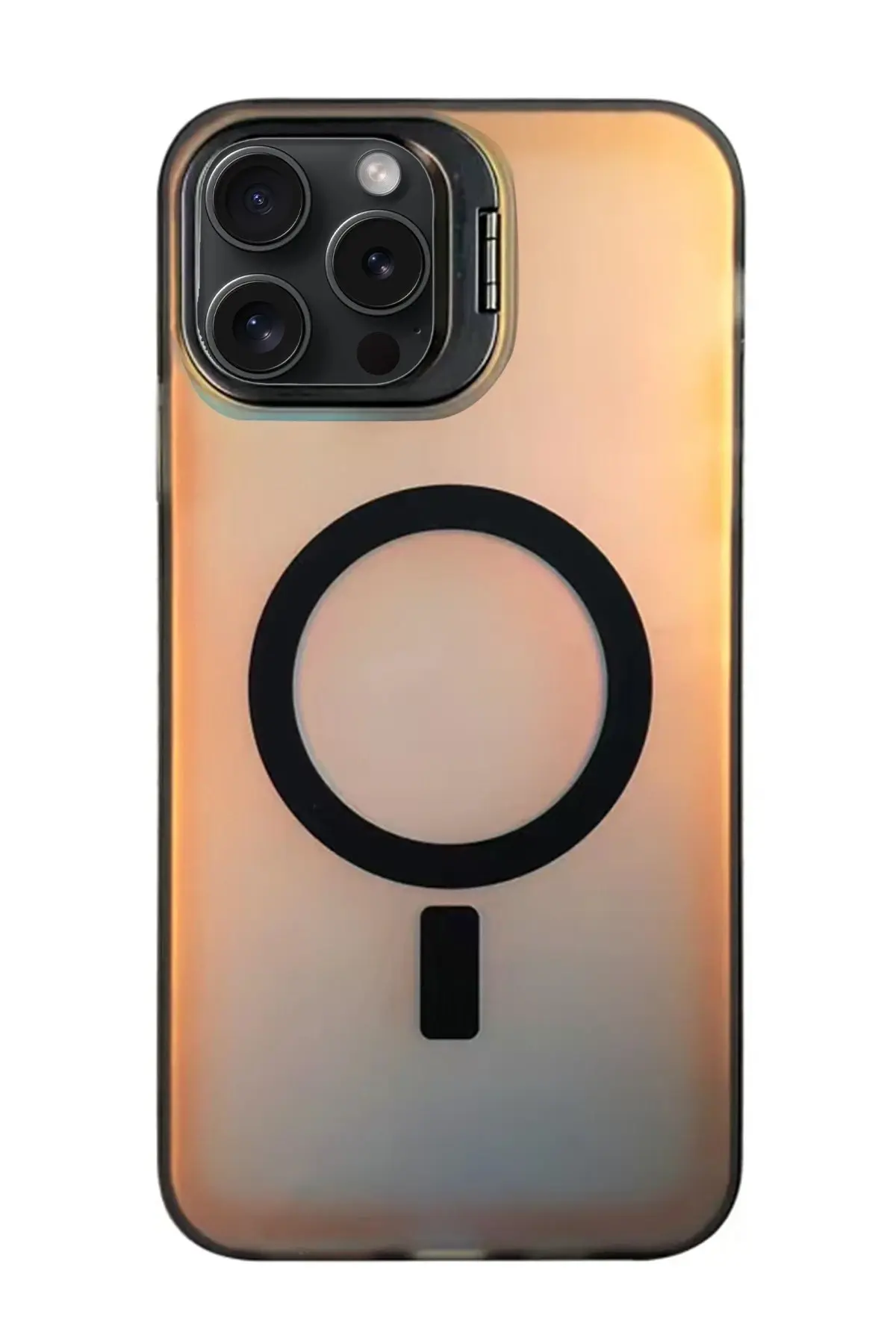 Newface iPhone 15 Pro Max Primera Magsafe Standlı Kapak - Siyah