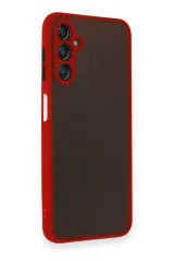 Newface Samsung Galaxy A25 5G Kılıf Montreal Silikon Kapak - Kırmızı