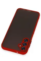 Newface Samsung Galaxy A25 5G Kılıf Montreal Silikon Kapak - Kırmızı