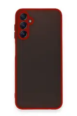 Newface Samsung Galaxy A25 5G Kılıf Montreal Silikon Kapak - Kırmızı