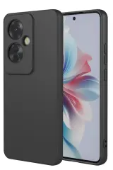 Newface Oppo Reno 11F Kılıf First Silikon - Siyah