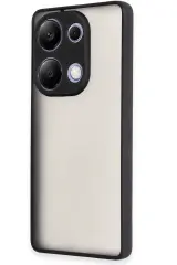 Newface Xiaomi Redmi Note 13 Pro 4G Kılıf Montreal Silikon Kapak - Siyah