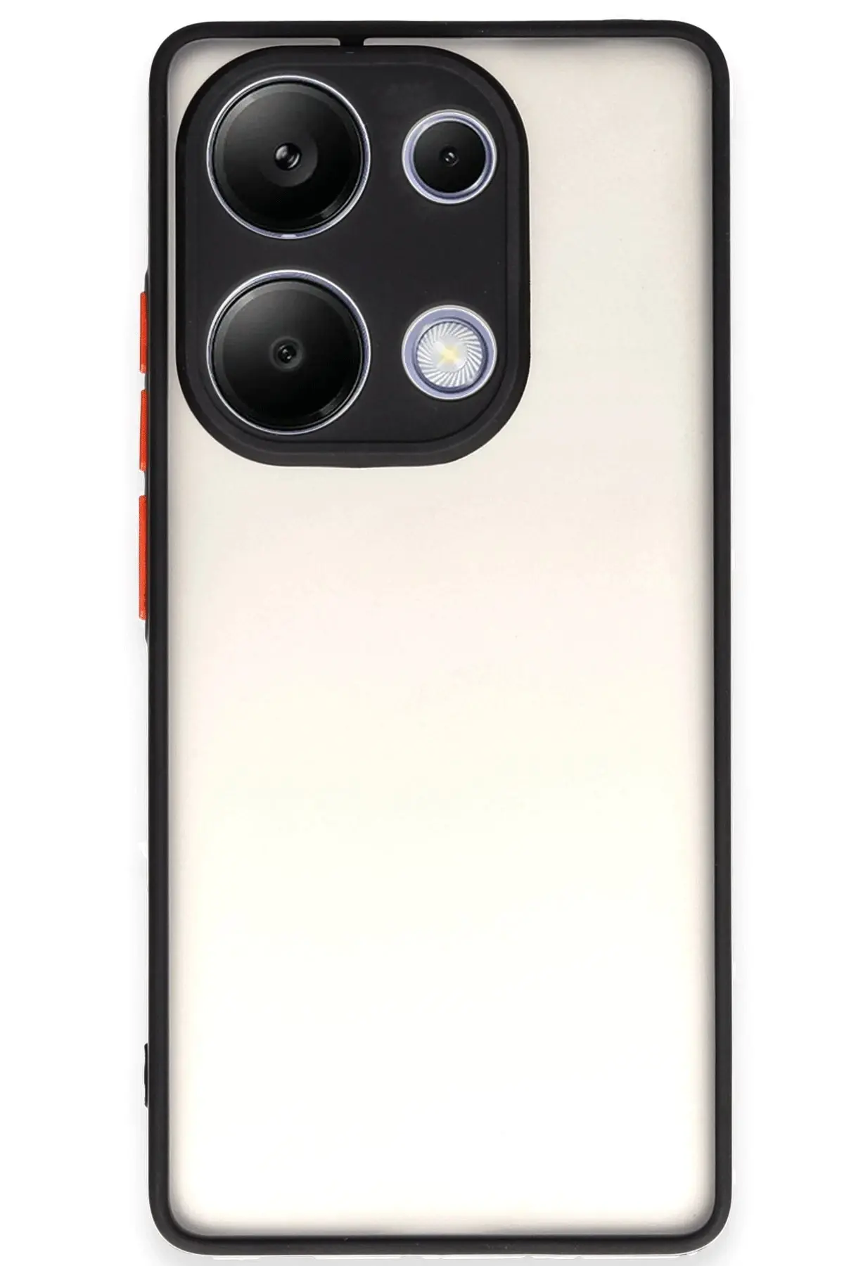 Newface Xiaomi Redmi Note 13 Pro 4G Kılıf Montreal Silikon Kapak - Siyah