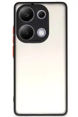 Newface Xiaomi Redmi Note 13 Pro 4G Kılıf Montreal Silikon Kapak - Siyah