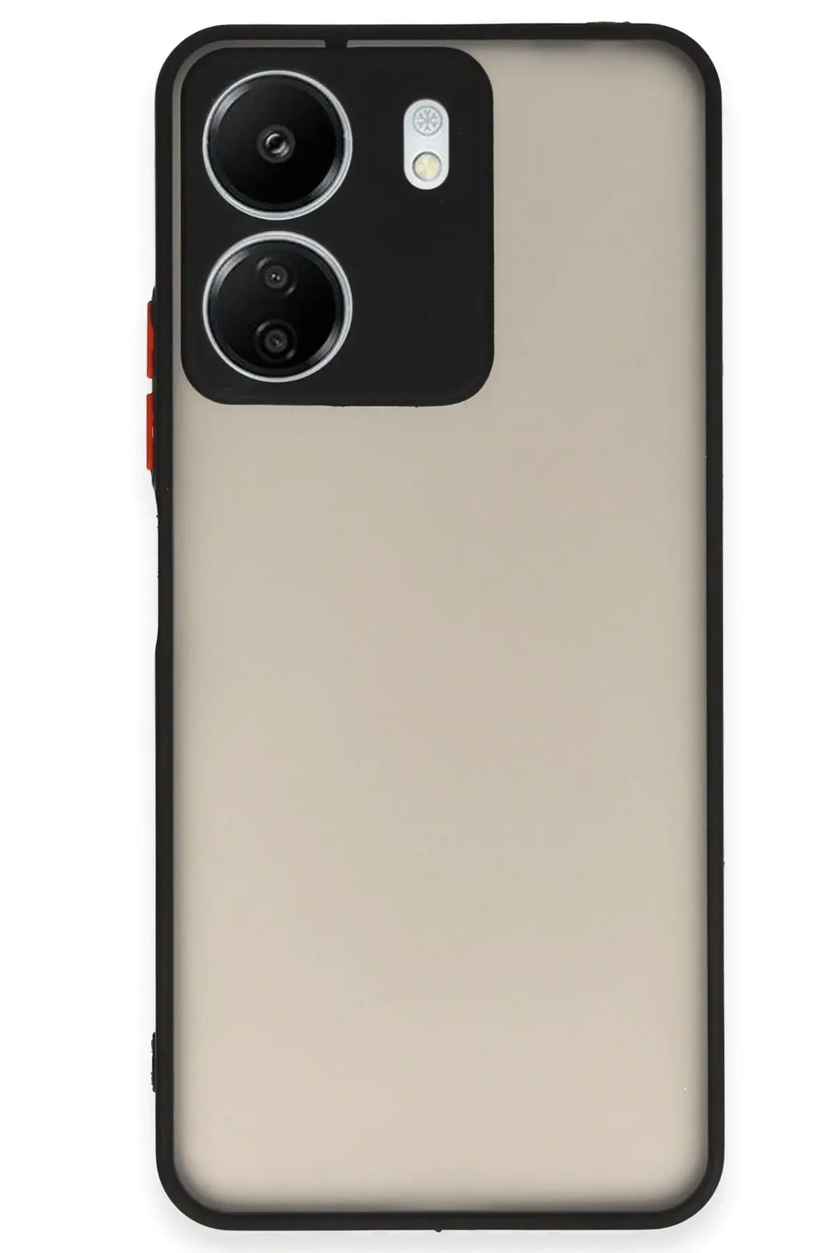 Newface Xiaomi Redmi 13C Kılıf Montreal Silikon Kapak - Siyah