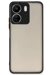 Newface Xiaomi Redmi 13C Kılıf Montreal Silikon Kapak - Siyah