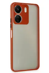 Newface Xiaomi Redmi 13C Kılıf Montreal Silikon Kapak - Kırmızı