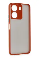 Newface Xiaomi Redmi 13C Kılıf Montreal Silikon Kapak - Kırmızı