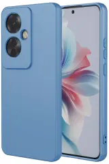 Newface Oppo Reno 11F Kılıf First Silikon - Mavi