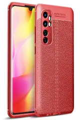 Newface Xiaomi Mi Note 10 Lite Kılıf Auto Focus Kapak - Kırmızı